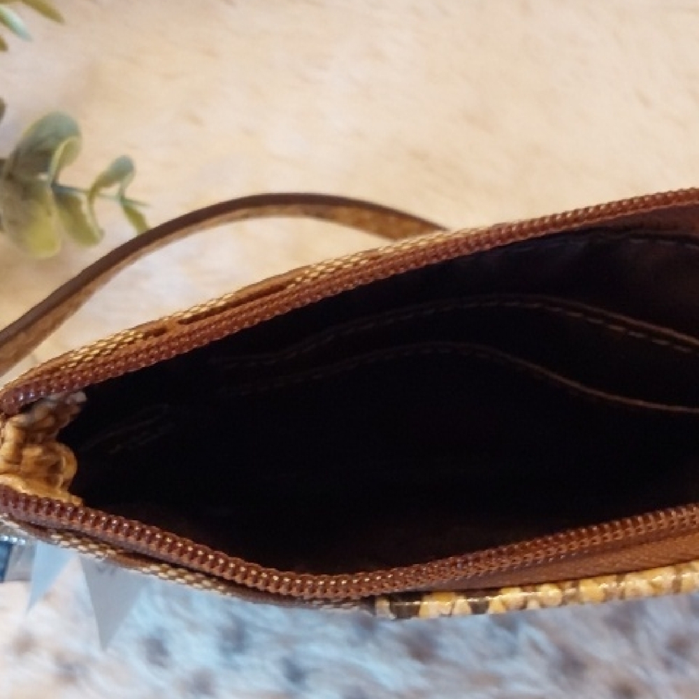 Coach Limited Edition Signature Collection Python Canvas Wrislet - Picture 11 of 11